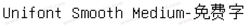 Unifont Smooth Medium字体转换